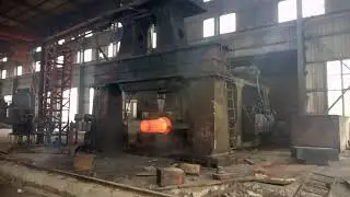 How to make it  forging ram for pneumatic hammer on open die hydraulic hammer6T