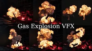 Unreal Engine Gas Explosion VFX on Fab Marketplace