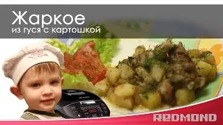 Жаркое из гуся с картошкой
