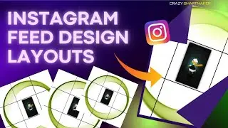 How to set instagram feed design & layout || INSTAGRAM FEED LAYOUT IDEAS