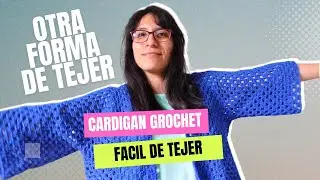 🧶Usando RESTANTES de Lana para tejer un chaqueta ✨ #crochettutorial #lutepycollection