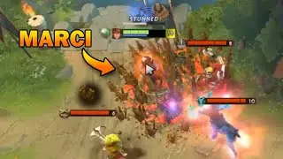 New Hero Marci Solo 1v3 Not even Close Dota 2 by Gunnar