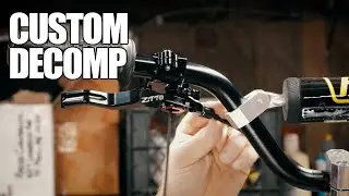 Custom Vespa Piaggio decomp lever mtn bike seat dropper