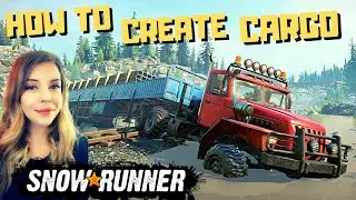 HOW TO Build Rail Sections, Metal Beams, and Wooden Planks - CARGO CREATION - SNOWRUNNER Season 3