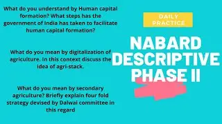 NABARD 2021 PHASE II DESCRIPTIVE - DAY 1