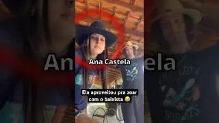 Ana Castela ZOANDO o seu BAIXISTA no show..