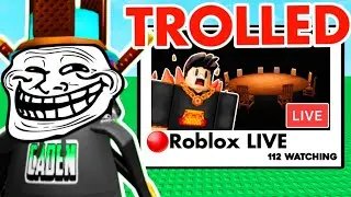 I TROLLED a RANDOM Roblox Streamer...