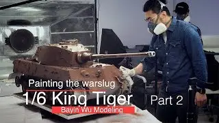 Painting the Giant King Tiger part 2