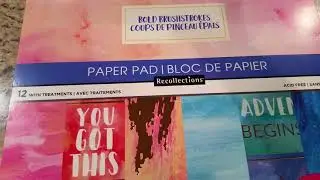 Michaels shop and look.     Fun paper flip thru!