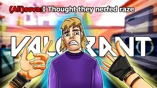 Trolling RADIANTS with Nerfed Raze Movement in VALORANT…
