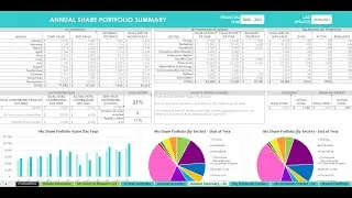 How I use Excel spreadsheets to track my shares portfolio (research, analysis, dividends, trading)