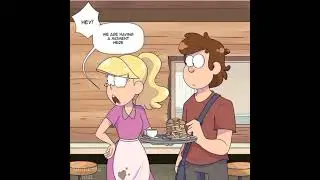 Dipper Asked Pacifica on a Date Part 1 By @turquoisespace35 | Dipcifica | Gravity Falls Comic Dub