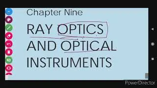 CH9 RAY OPTICS AND OPTICAL INSTRUMENTS NCERT PHYSICS CLASS 12 INTRODUCTION