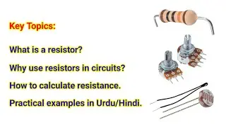 What is resistor | how to calculate resistance |Explain in Urdu/Hindi 