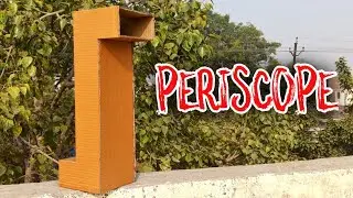 Periscope without mirror | How to make periscope without mirrors | How to make periscope camera.