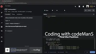 Codewars: Python | 8 kyu | Find the Position