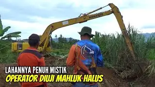 Excavator Long Arm Komatsu PC200 Di Tanah Batuah Palarik.