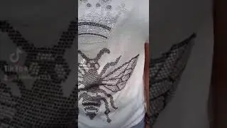 Футболка белая стразы
