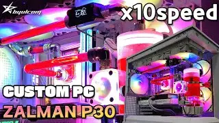 ZALMAN P30 Custom Water-Cooled PC(14700KF + RTX 4070 SUPER)