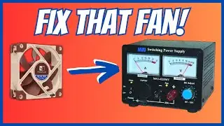 Noisy Fan Repair MFJ-4225MV Power Supply for Ham Radio