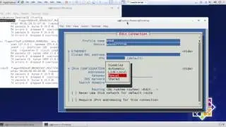 Network Configuration Using a Text User Interface nmtui  centos   RHEL