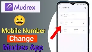 How to change mobile number in mudrex mobile number change mudrex