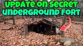 Update on Secret underground fort!!!￼