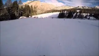 Selva di Val Gardena: pista rossa Costabella