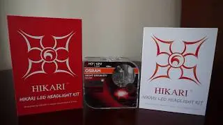 HIKARI Thunder LED 9600lm 6000k vs HIKARI Ultra LED 12000lm 6000k vs OSRAM Night Breaker SILVER
