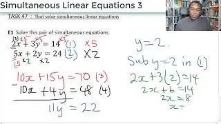 MEP Task 47   Simultaneous Linear Equations 3