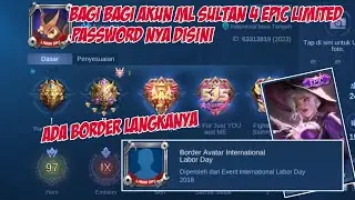 BAGI AKUN ML MYTHIC SULTAN 2021
