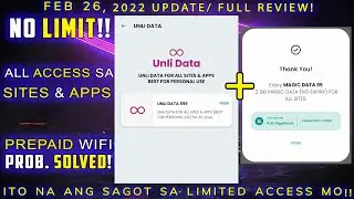 SMART ROCKET SIM UNLI DATA 599 + MAGIC DATA 99 = UNLI ALL SITES AND APPS USING PREPAID WIFI.😱😱