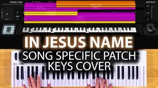 In Jesus Name - MainStage patch keyboard cover- Israel and New Breed