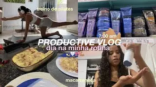 DAY IN MY LIFE 🌱🎀 | rotina produtiva acordando as 7:00 am ✨