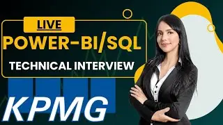 INV:- 0021 Live KPMG Power-BI and SQL Technical Round Interview