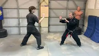 KENPO Green Belt Freestyle Techniques Part 1 - Jamie Seabrook