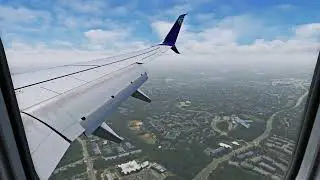 Hazy Landing at KRDU|MSFS|PMDG 737