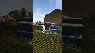 Minecraft: Modern Cliff House | Timelapse | Tutorial | 