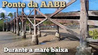 A Ponte da AABB Maceió fica assim durante a maré baixa. @AlagoasNaTela