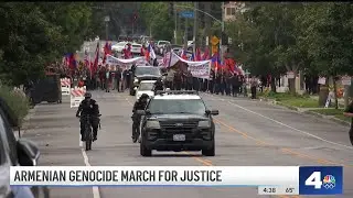 Armenian genocide march for justice