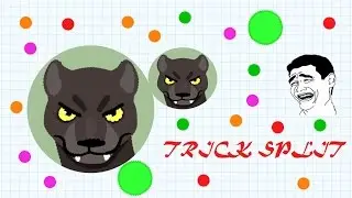 Agar.io l Trick Split Gameplay
