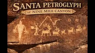 Santa Petroglyph of Nine Mile Canyon