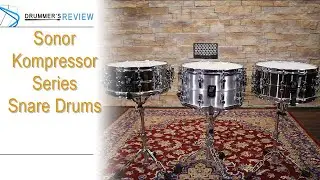 Sonor Kompressor Series Snare Drums // Full Review & Demo...
