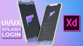 Adobe XD - Login Screen | Design Tutorial | Mobile App | Prototype