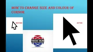 How to change size and color of cursor/pointer