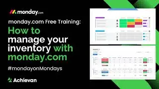 monday.com Free training- How to manage your inventory