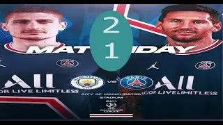 PSG VS MAN CITY, Leo Messi  Highlights 24/11/21
