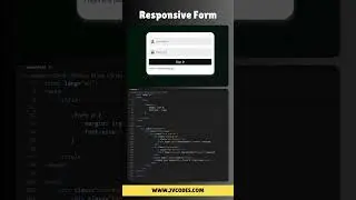 Responsive Form #coding #webdevelopment #codes #shorts