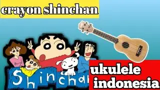 ost crayon shinchan ukulele  fingerstyle