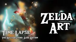 The Master Sword, Dark World Edition: Blender and Photoshop Time Lapse